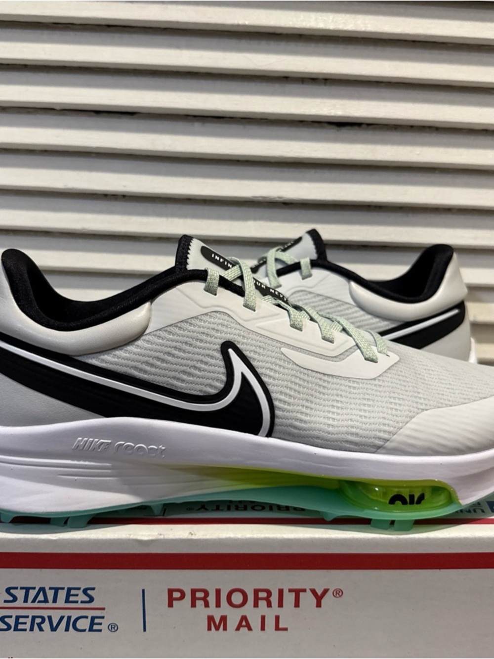 New Nike Air Zoom Infinity Tour NEXT% Golf Shoes White Mens Size 11.5 DC5221-001
